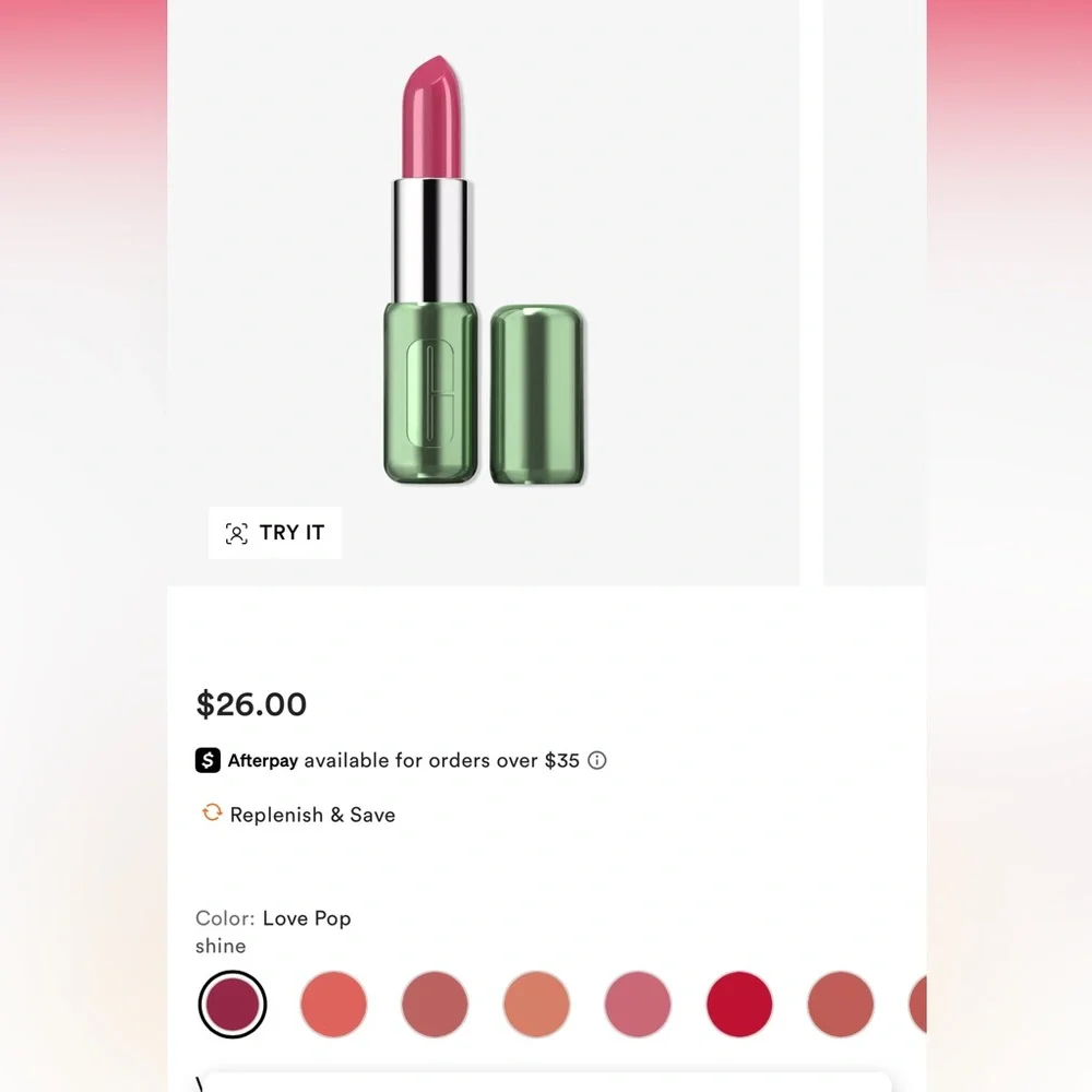 Clinique Luxurious Lipstick Love Pop Clinique